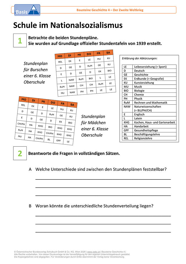 Schule im Nationalsozialismus