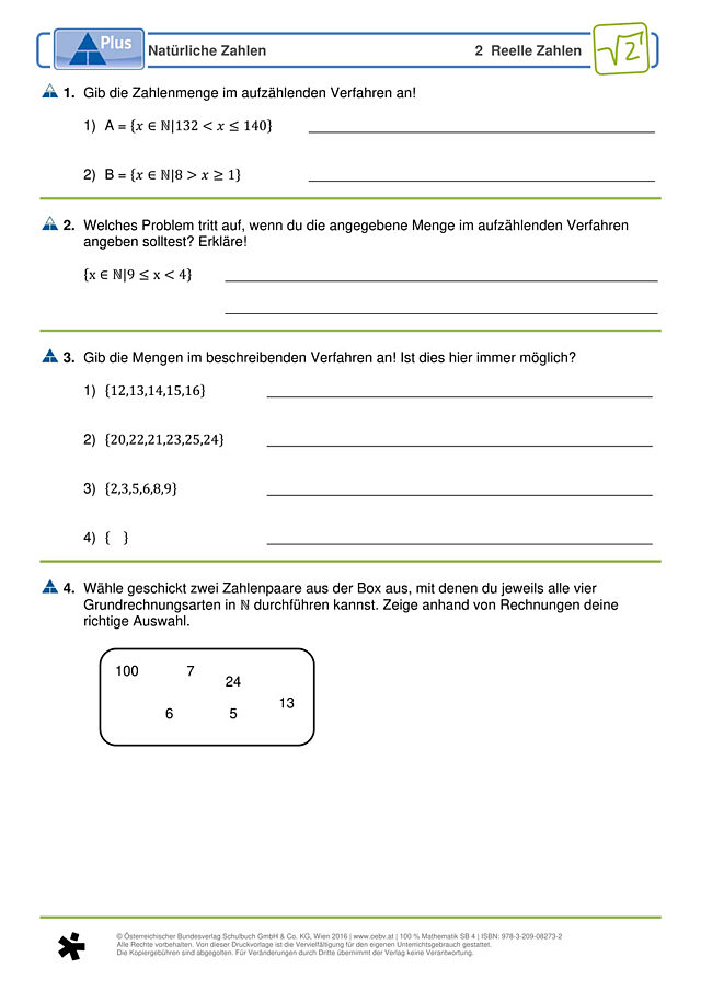 Natürliche Zahlen