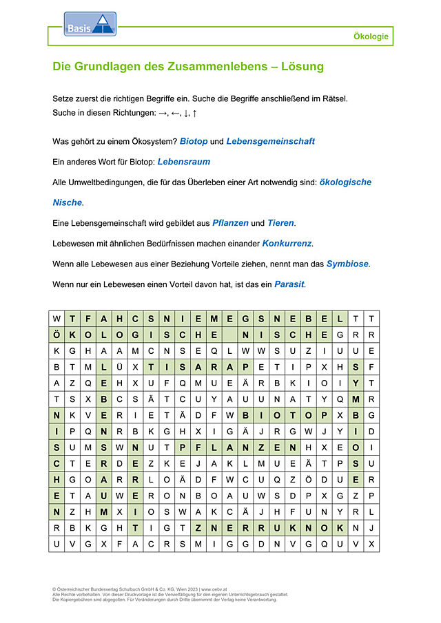Grundlagen des Zusammenlebens
