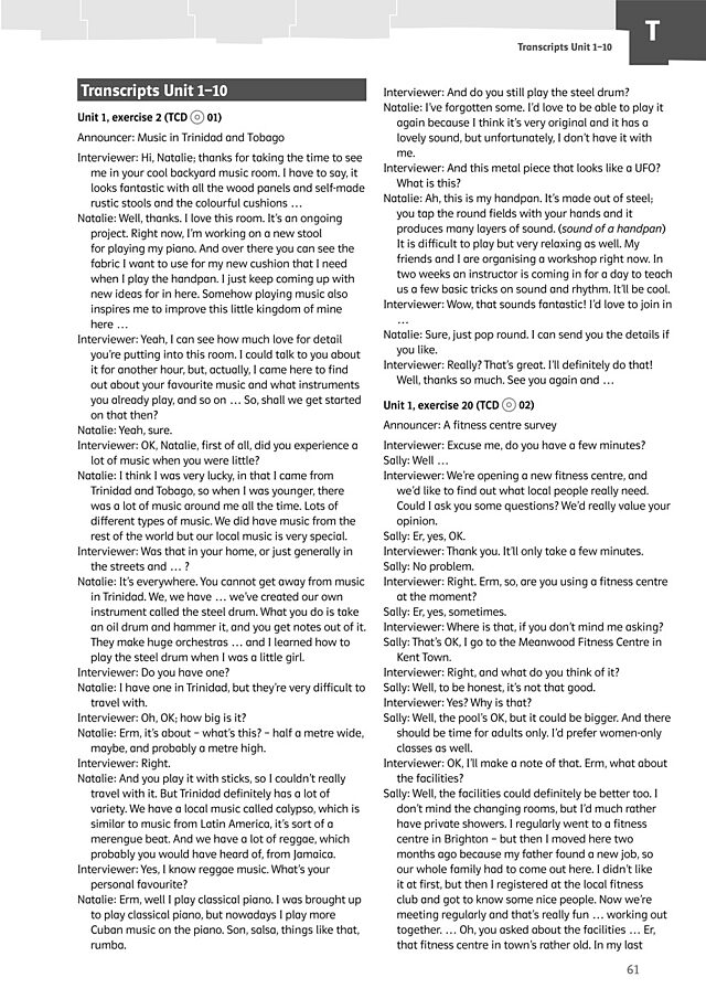 Audio Transcripts