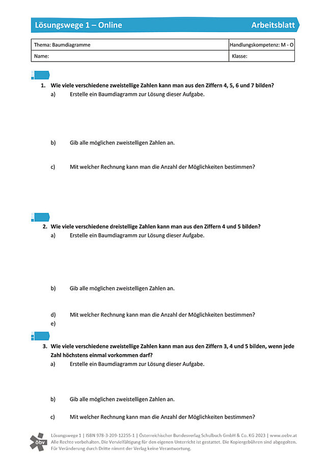 Baumdiagramme 1