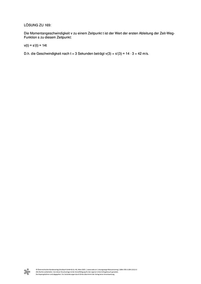 zu Aufgabe 169