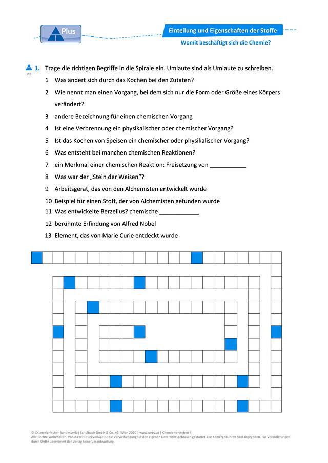 Womit beschäftigt sich die Chemie?