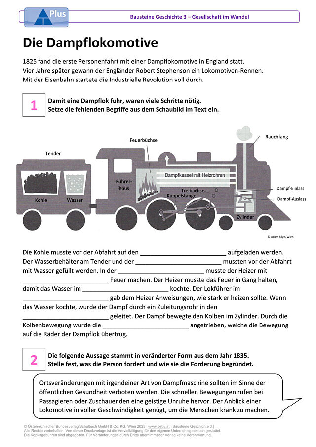 Die Dampflokomotive
