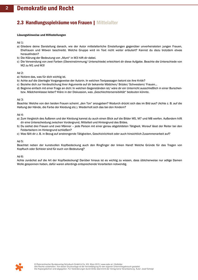 Handlungsspielräume von Frauen