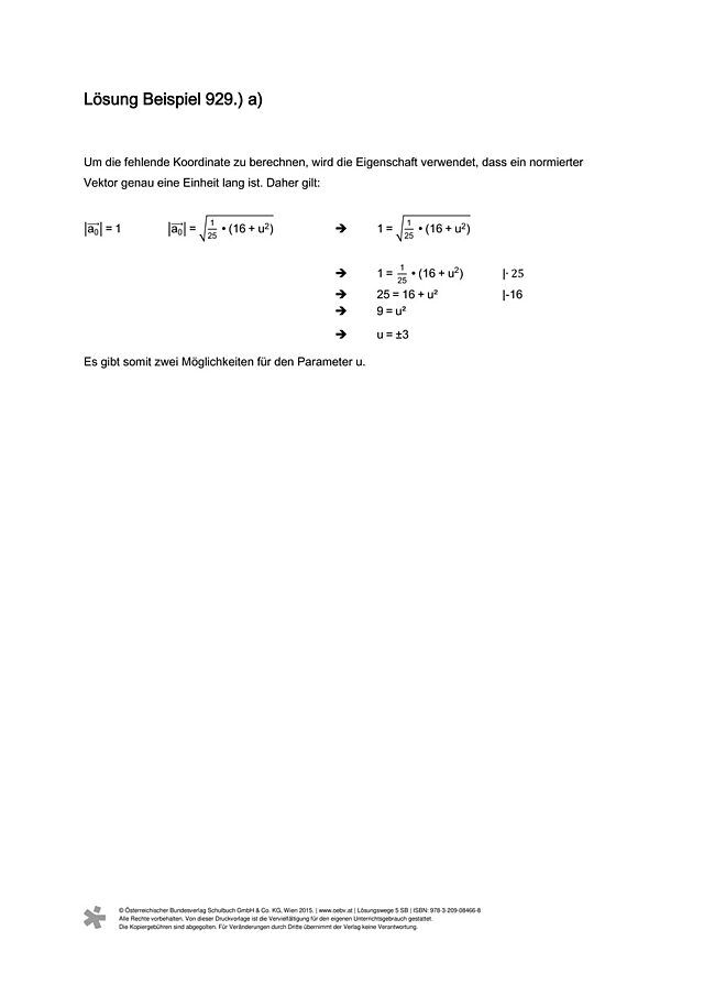 Beispiel 929 a