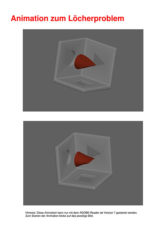 Löcherproblem Animation