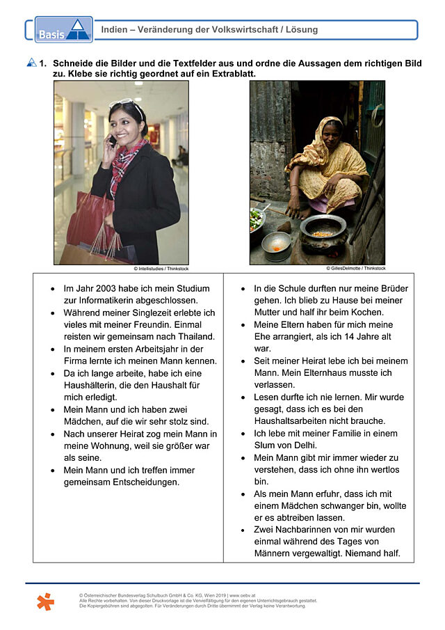 Indien - Veränderung der Volkswirtschaft