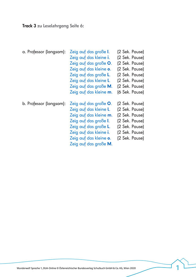 Track 03: Zeig auf das ...