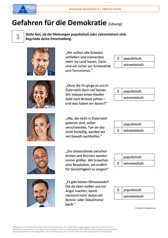 Gefahren für die Demokratie