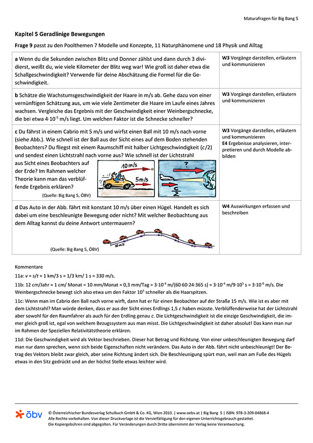 Geradlinige Bewegungen