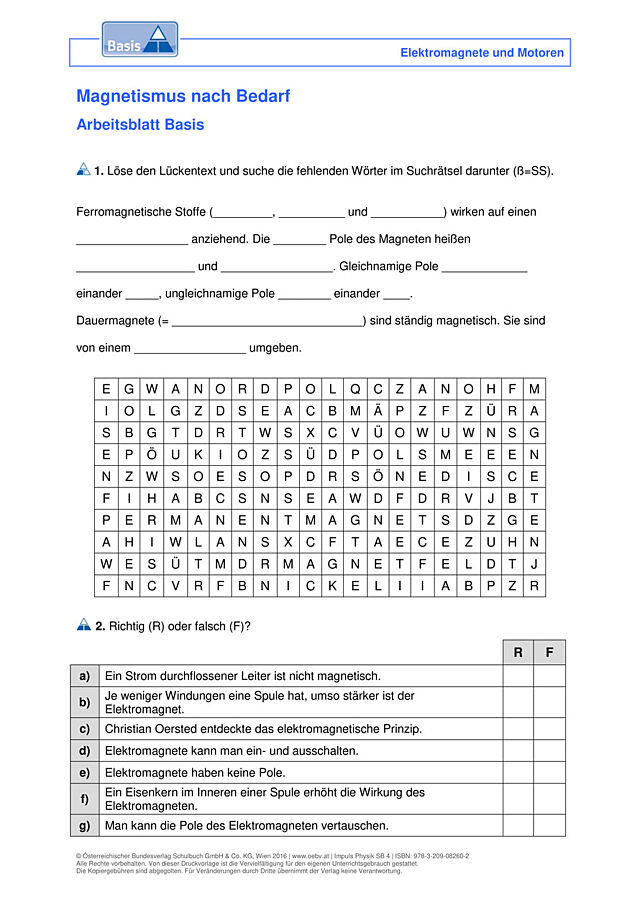 Magnetismus nach Bedarf