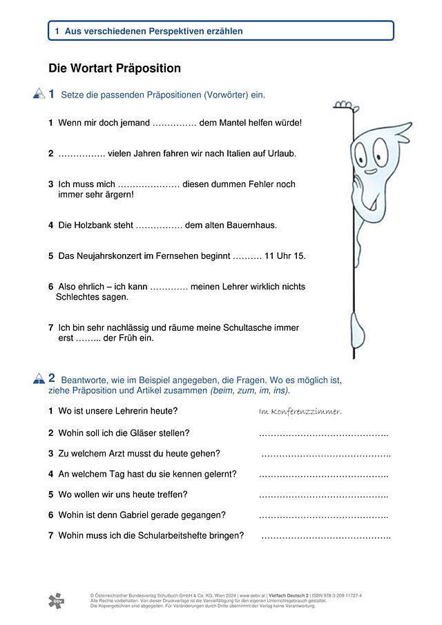 Wortart Präposition