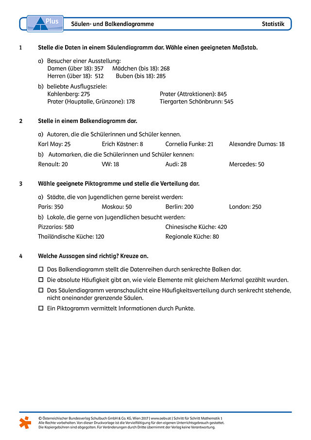 Säulen- und Balkendiagramme