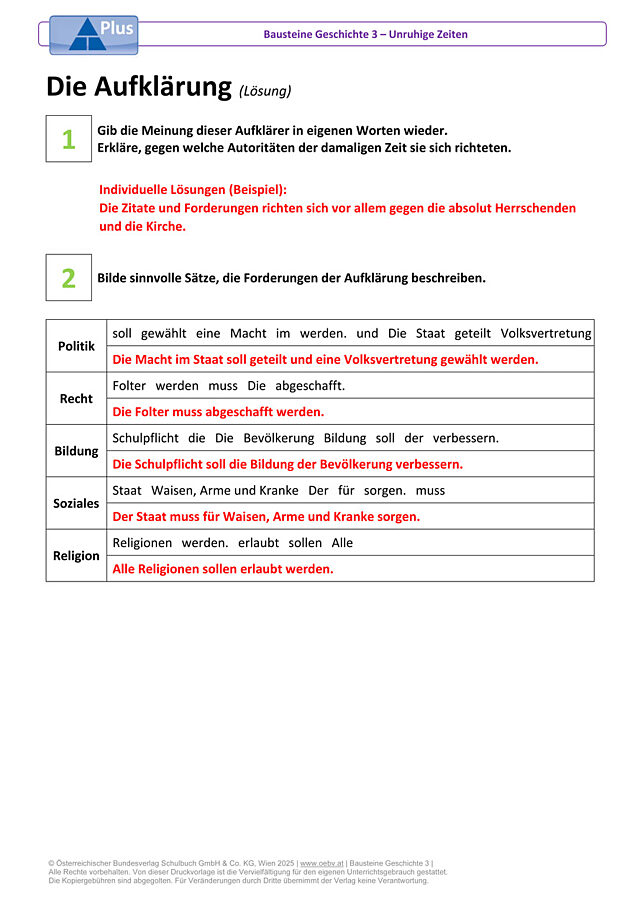 Die Aufklärung