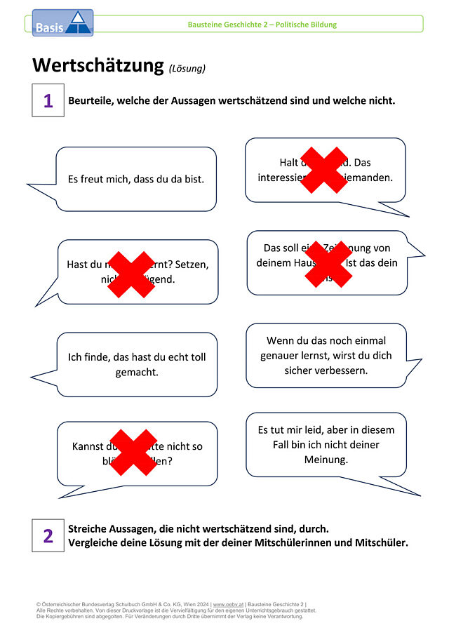 Wertschätzung
