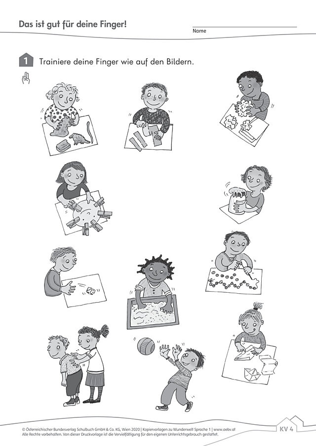 Das ist gut für deine Finger!