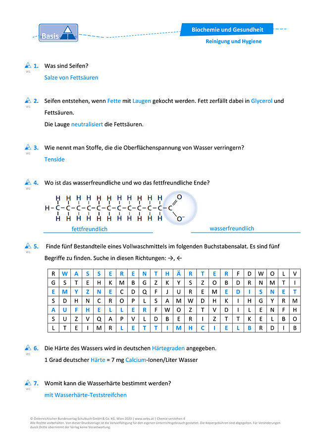 Reinigung und Hygiene