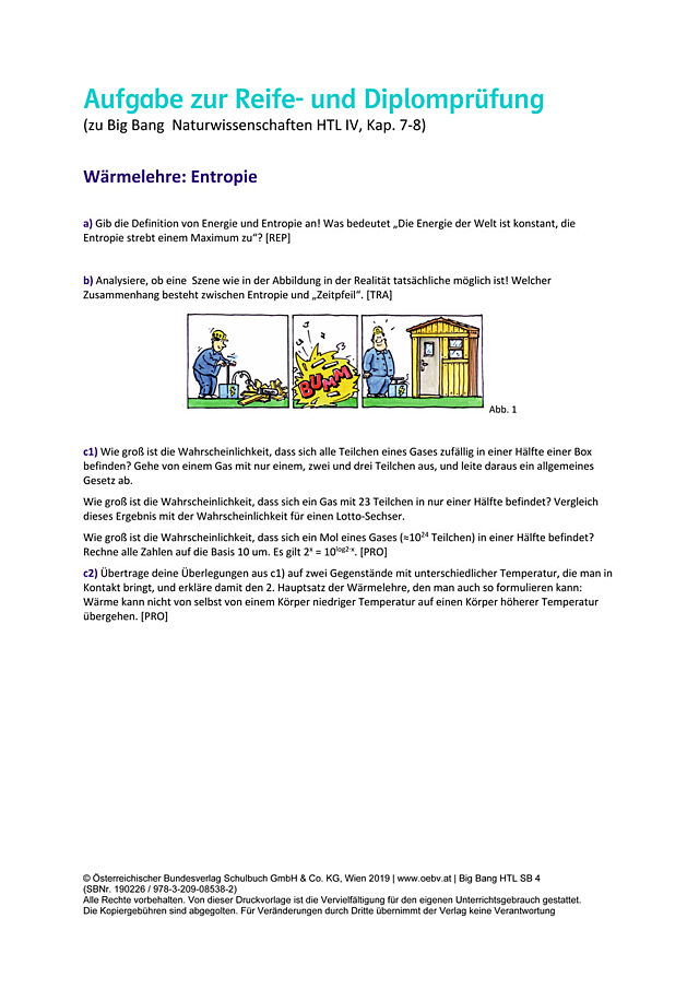 Wärmelehre: Entropie