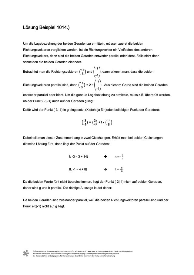 Beispiel 1014