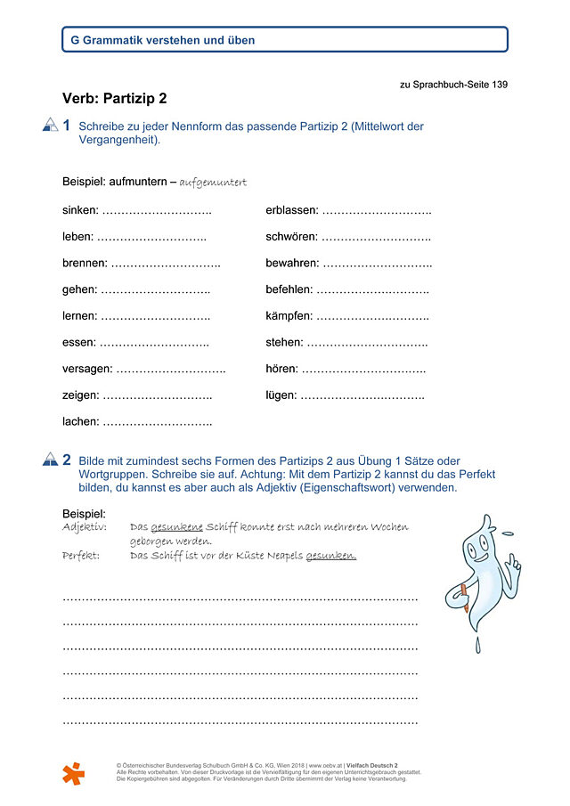 Verb: Partizip 2