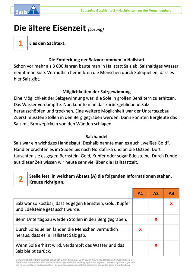Die ältere Eisenzeit