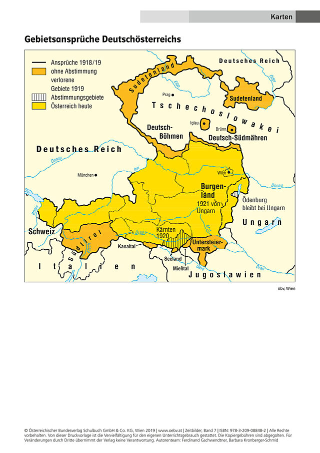 Gebietsansprüche Deutschösterreichs