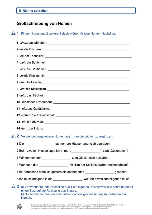 Großschreibung von Nomen