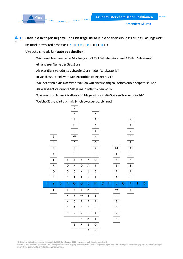 Besondere Säuren