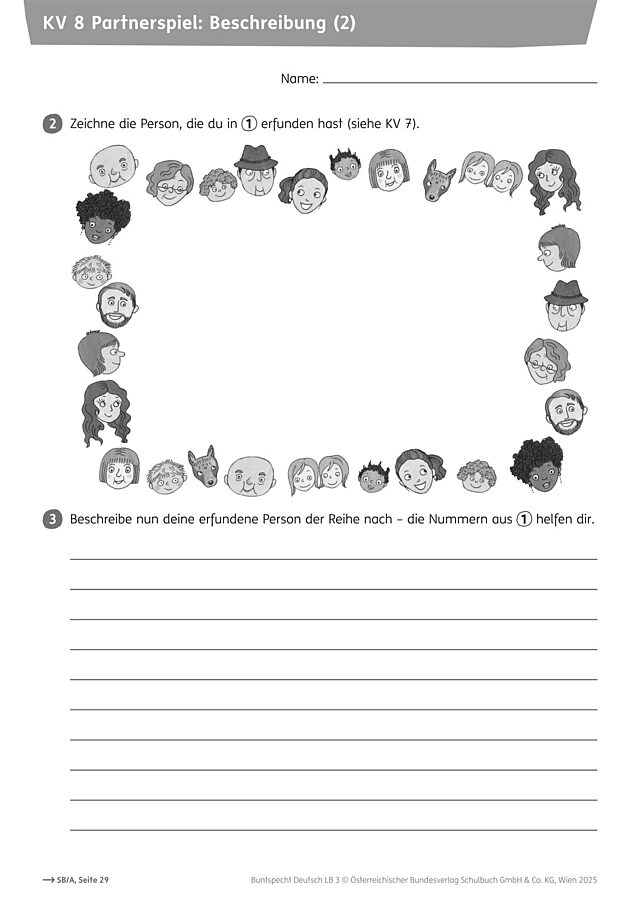 Partnerspiel: Beschreibung (2)