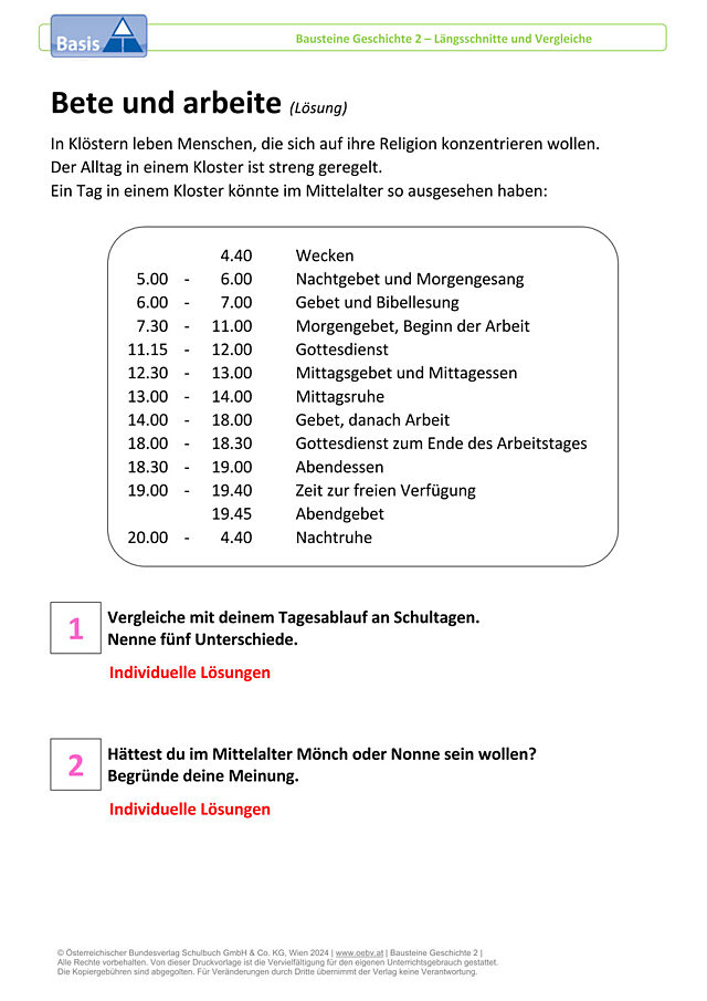 Bete und arbeite