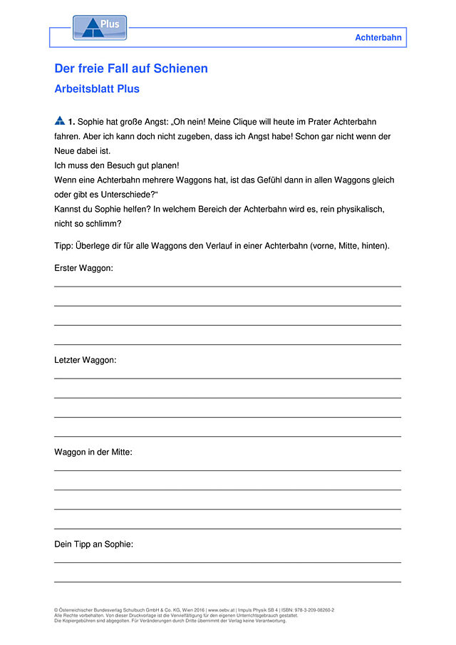 Der freie Fall auf Schienen