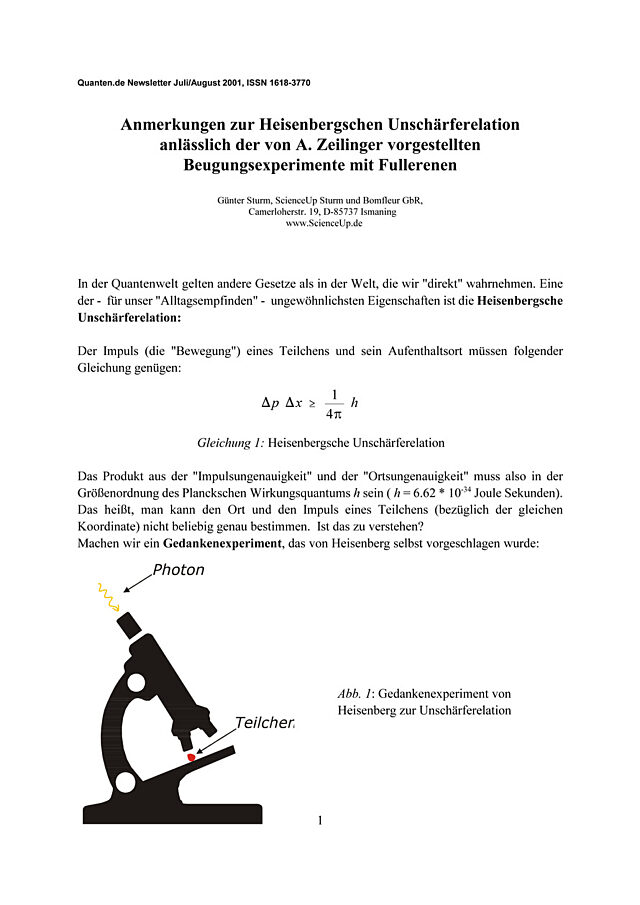 Unschärferelation