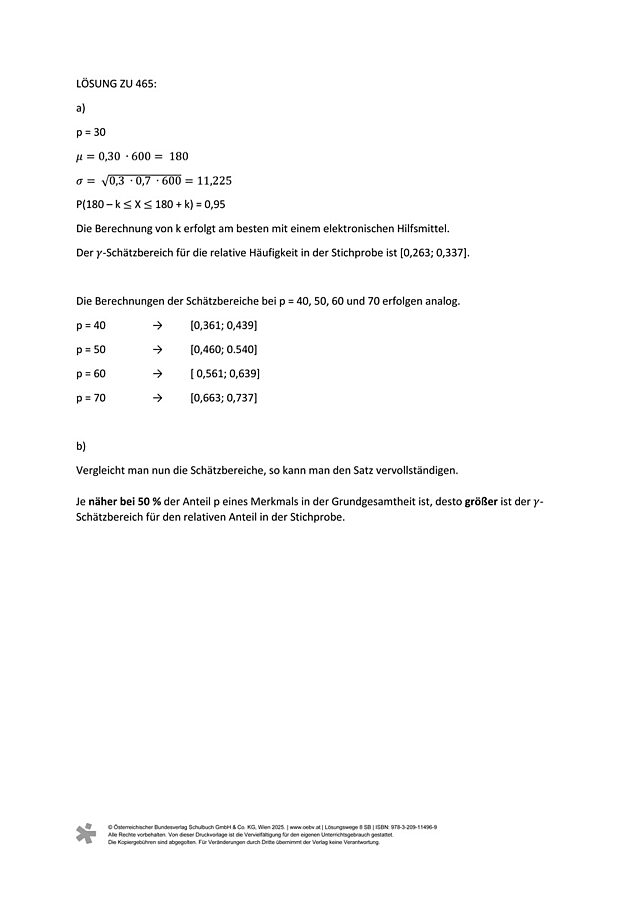 Lösung zu 465