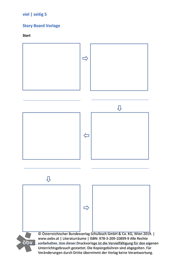 Storyboard Vorlage