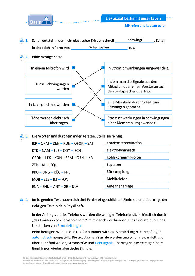 Mikrofon und Lautsprecher