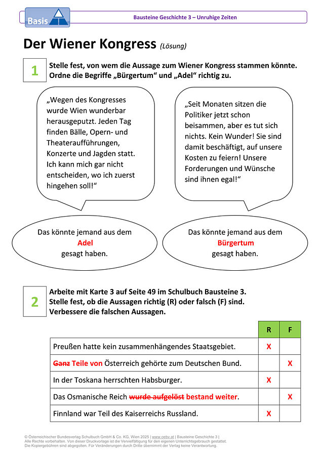 Der Wiener Kongress