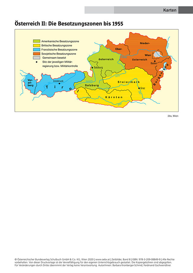 Österreich II: Die Besatzungszonen bis 1955