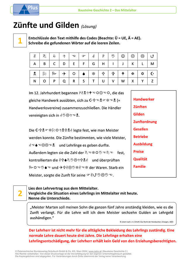 Zünfte und Gilden