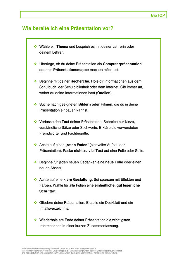 Methode: Präsentation