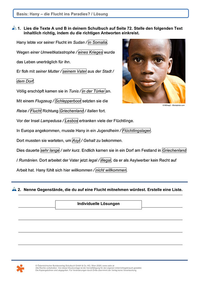 Flucht ins Paradies?