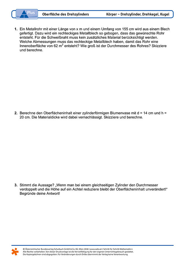 Oberfläche des Drehzylinders