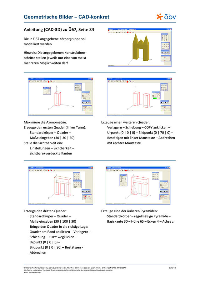 Anleitung (CAD-3D)