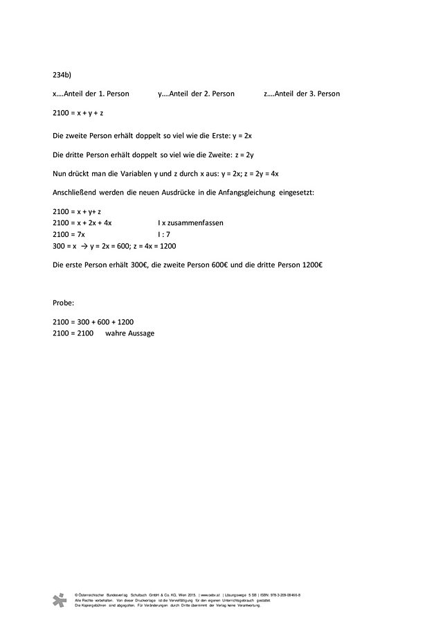 Beispiel 234 b