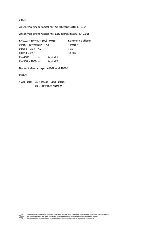 Beispiel 234 c