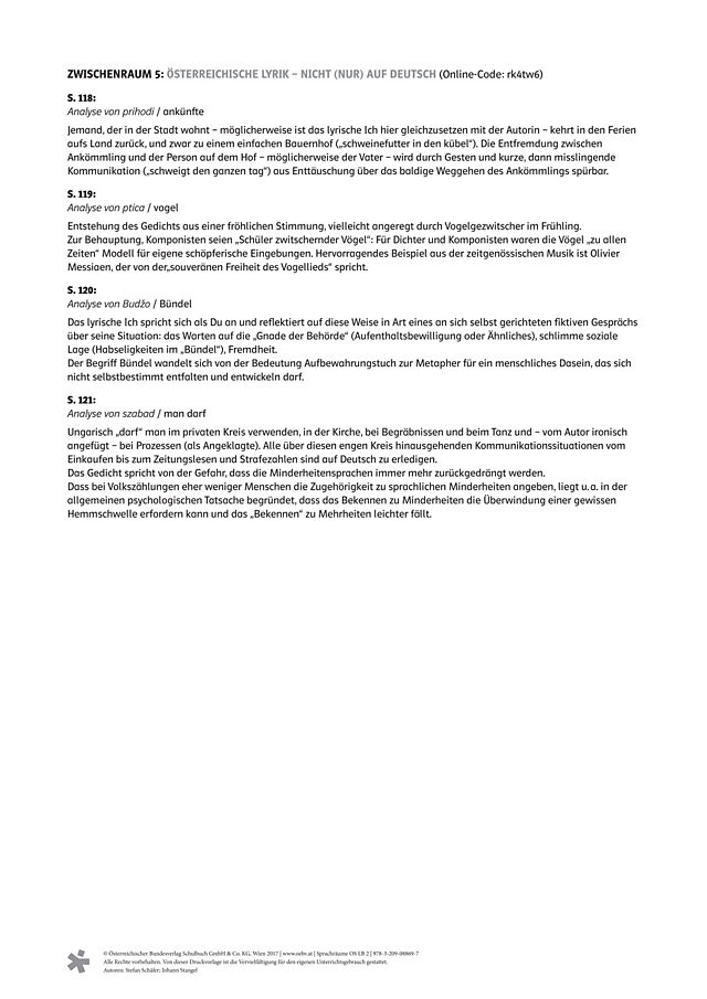 Österreichische Lyrik – nicht (nur) auf Deutsch