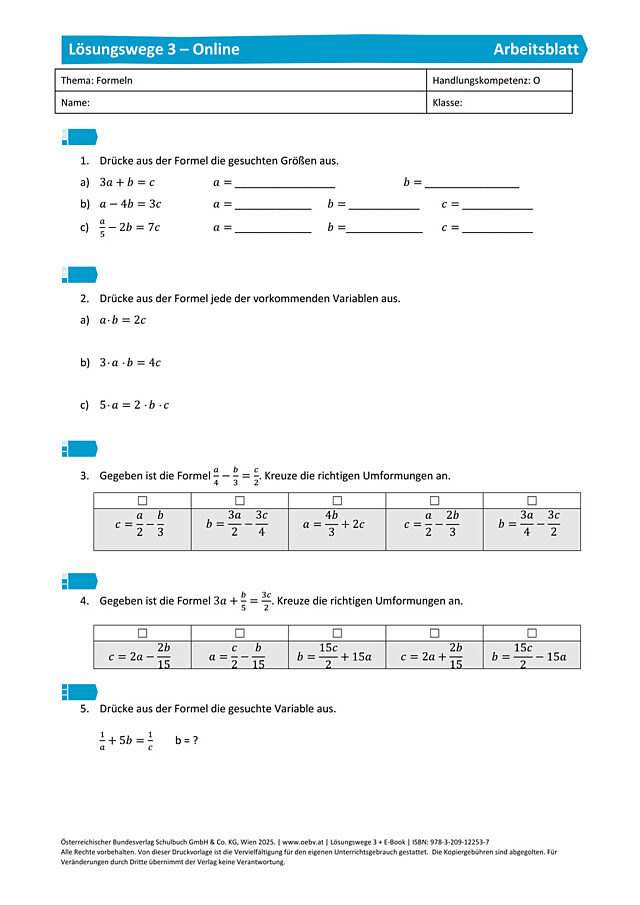 Formeln