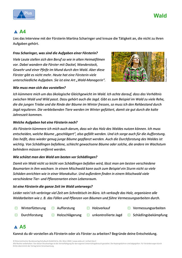 Wald Funktionen