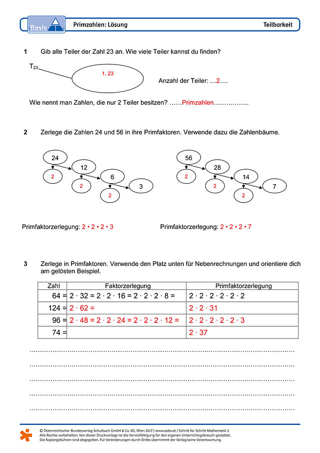 Primfaktoren