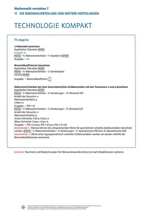 Kapitel 11: TI-Nspire kompakt
